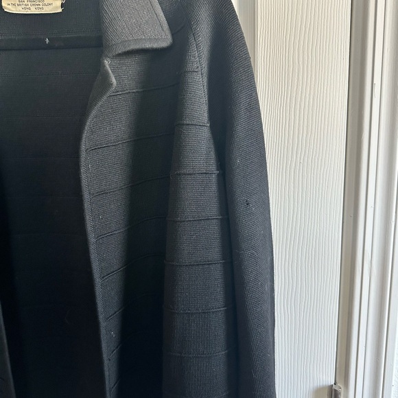 Ribbed vintage knit trench coat! - Picture 5 of 7